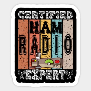 Amateur Radio Expert Ham Radio Operator Sticker